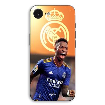 Capa Maniacase para Iphone 17 Vini Jr Papel De Parede Real Madrid Azul E Amarelo - 1