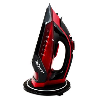 Ferro de Engomar a Vapor TECHWOOD sem Fios | 2800 W - Vermelho - 1