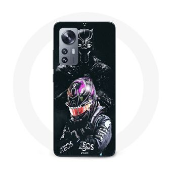 Capa Maniacase para Xiaomi Redmi Note 12 Pro 5G Lewis Hamilton Black Panther - 1