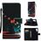Capa Magunivers PU + TPU Impressão Padrão com Apoio Planetas para Samsung Galaxy Note 10/Note 10 5G_0