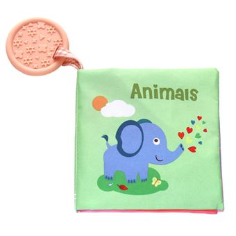 Livro Educativo com Mordedor Kikka Boo Animals - 1