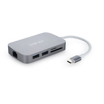 Base & Duplicador de Portas MINIX NEO C | Cinzento - 1