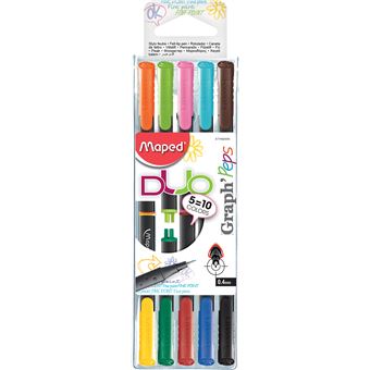 Marcadores Maped Graph Peps Duo 5=10 - 1