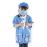 Melissa & Doug Veterinarian Role Play Costume Set Medicina & saúde Conjunto Azul e Branco_0