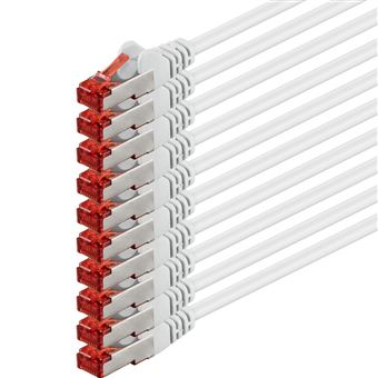 cabo de rede 1aTTack 5.0m 2x RJ-45 Cat6 S/FTP (S-STP) M/M  5 m S/FTP (S-STP) Branco - 1