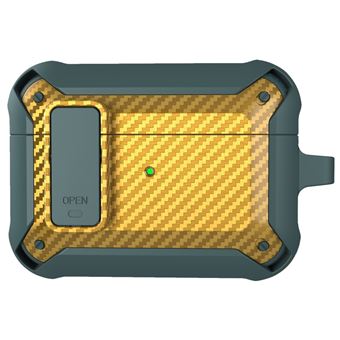 Capa e TPU textura de fibra de carbono, estilo 4 Magunivers para AirPods Pro - 1