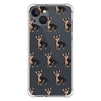 Capa Tumundosmartphone de silicone anti-choque para iPhone 13 (6.1) design Dogs 11 Desenhos - 1
