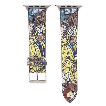 Bracelete de Couro HSMY Desenhos Animados para Apple Watch Series 6/ SE/ 5/ 4 | 40 mm - Multicolor 4 - 1