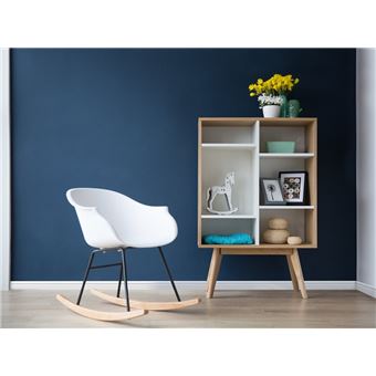 Cadeira de Balanço Beliani HARMONY | Branco - 1