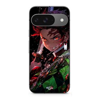 Capa Maniacase para Google Pixel 9 | Demon Slayer Tanjiro Kamado angry manga anime - 1