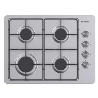 Placa a Gás Infiniton GAS43BXAL | 58 cm | 4 Zonas | Aço inoxidável - 1