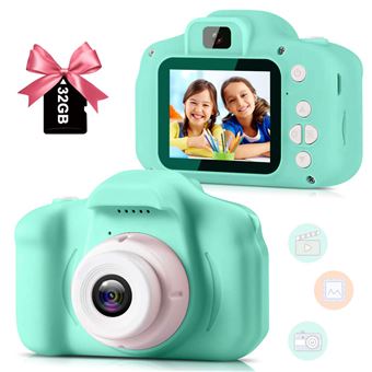 Máquina Fotográfica Infantil Compacta LKC X2 | 2'' | 13MP | 32G - Verde - 1