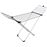 Gimi Stendibiancheria da Pavimento Tempo in Alluminio 20 mt Stendibili Floor-standing rack Aluminium,Black_0
