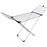 Gimi Stendibiancheria da Pavimento Tempo in Alluminio 20 mt Stendibili Floor-standing rack Aluminium,Black_1