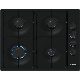 Placa a Gás Bosch Serie 2 PBP6B6K80 | 58 cm | 4 Zonas | Preto - 1