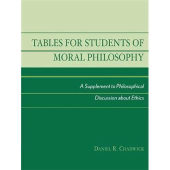 Tables for Students of Moral Philosophy : A Supplement to Philosophical Discussion About Ethics - 1