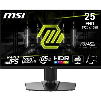 Monitor Gaming MSI MAG 255PXF | FHD | 0,5 ms | 300 Hz | 24.5" | E - 1