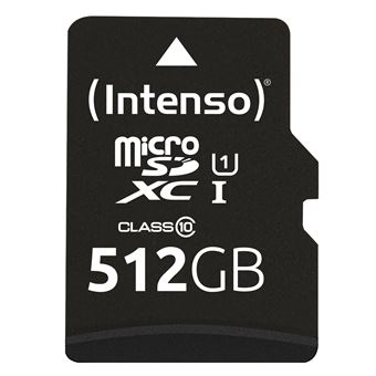 Cartão de Memória Intenso microSD 512GB UHS-I Perf CL10| Performance | Preto - 1