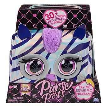 Mala Spin Master Purse Pets BAG Metallic Magic Zebra GML - 1