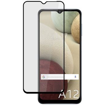 Protetor Tumundosmartphone de vidro temperado preto com cola completa 5D para Samsung Galaxy A12 / M12 - 1