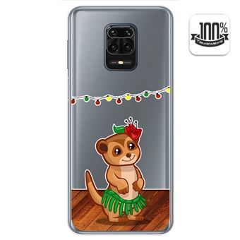 Capa Tumundosmartphone de Gel Transparente para Xiaomi Redmi Note 9S / Note 9 Pro desenhos de design Meerkat - 1