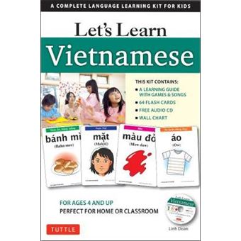 Let'S Learn Vietnamese Kit A Complete Language Learning Kit For Kids A Complete Language Learning Kit For Kids 64 Flash Cards, Audio Cd, Games  Songs, Learning Guide And Wall Chart - 1