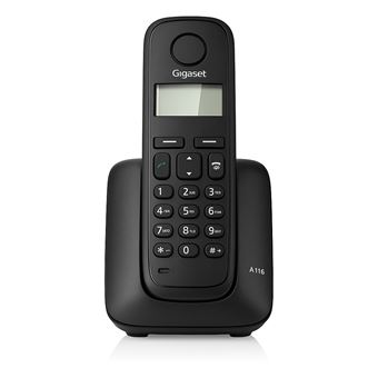 Telefone Sem Fios Gigaset A116 | Preto - 1