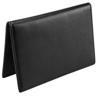 Porta-Passaporte de Couro Anti-RFID / NFC BeMatik - Preto - 1
