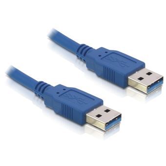 Cabo Usb DeLOCK Cable USB 3.0-A male/male | Azul - 1