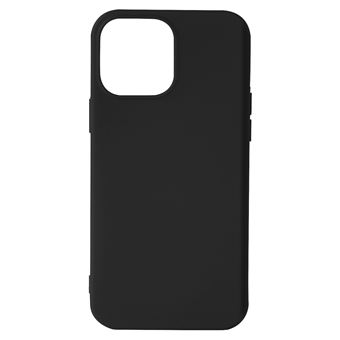 Capa de Silicone Semi-rígido Soft Touch Avizar para iPhone 13 Pro Max - Preto - 1