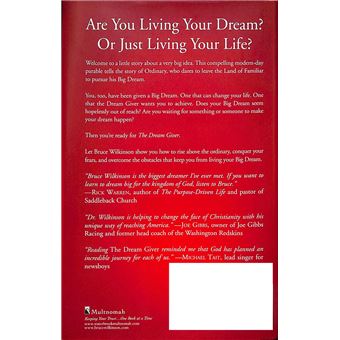 The Dream Giver : Pursuing your God Given Destiny - 1