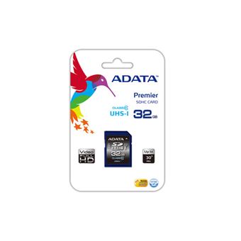 Cartão de Memória ADATA Premier SDHC UHS-I U1 Class10 32GB | Azul - 1