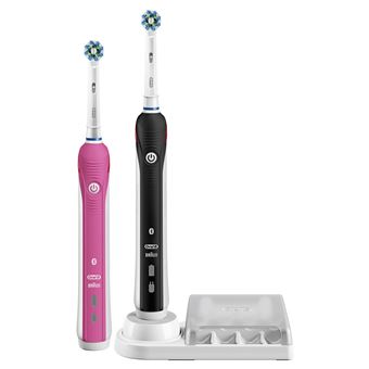Escova de Dentes Elétrica Oral-B Smart 4 4900 CrossAction | Rosa - 1