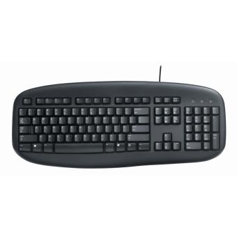 Teclado Logitech Value Keyboard, BE Preto - 1
