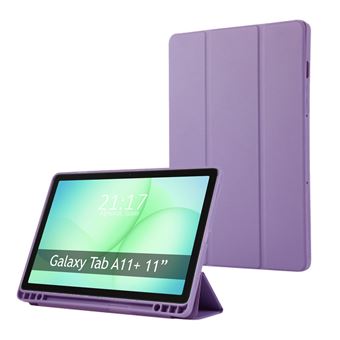 Capa Tumundosmartphone Flip Inteligente para Samsung Galaxy Tab A11+ Plus Roxa - 1