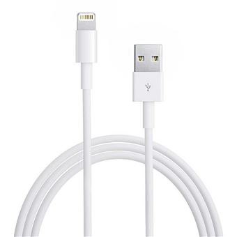 Cabo USB Lightning Yiou para iPhone iPad | 2 m - Branco - 1
