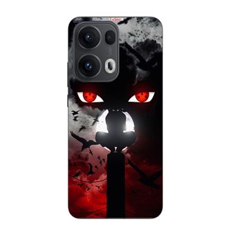 Capa Maniacase para Oppo Reno 13 Pro 5G | Itachi Uchiwa Naruto anime art - 1