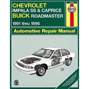 Chevrolet Impala Ss And Caprice, Buick Roadmaster (1991-96) Automotive Repair Manual - 1