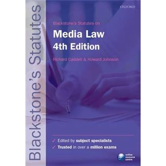 Blackstone's Statutes on Media Law - Paperback - 2013 - 1