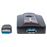 Hub de interface manhattan 163590 usb 3.2 gen 1 (3.1 gen 1) type-a 5000 mbit/s preto_1