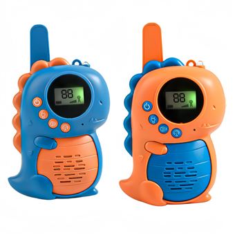 Walkie Talkie Infantil V-REEL - Azul + Laranja - 1