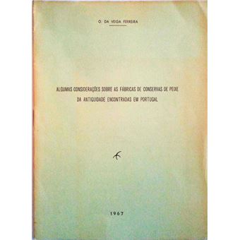 Algumas considerações sobre as fábricas de conservas de peixe da antiguidade encontradas em portugal. - 1
