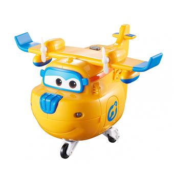 Figura de acção Transform-a-Bot Super Wings Transform ?n Talk Donnie Azul e Laranja