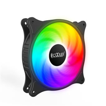 Ventoinha para Pc PCCOOLER FX-120-3 HALO RGB Lüfter | Preto - 1