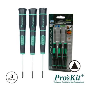 Conjunto De 3 Chaves Triângulares De Precisão Proskit - 1