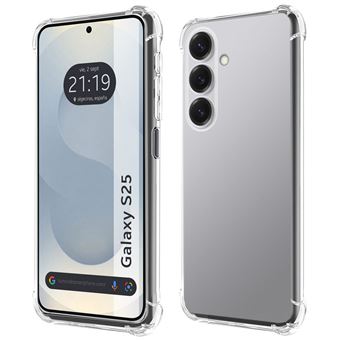 Capa TUMUNDOSMARTPHONE de silicone transparente à prova de choque para Samsung Galaxy S25 5G - 1