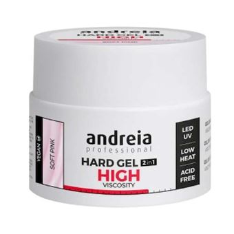 Gel Andreia Hard Gel High Viscosity Soft Pink | 44 g - 1