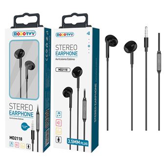 Auriculares com Fio MODORWY MD2118 - Preto - 1