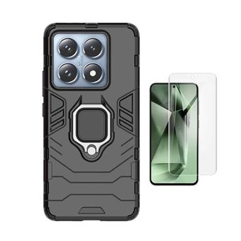 Kit Película Hydrogel Frente + Capa Military Phonecare Para Xiaomi 14T Pro - Preto - 1