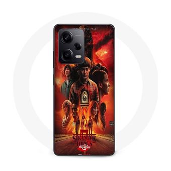 Capa Maniacase para Xiaomi Redmi Note 12 Pro 5G cartaz da 5ª temporada de stranger things - 1